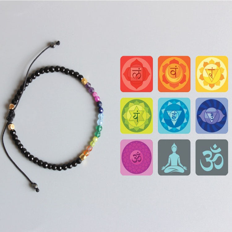 Super Exclusive 7 Chakra & 12 Constellation Bracelet
