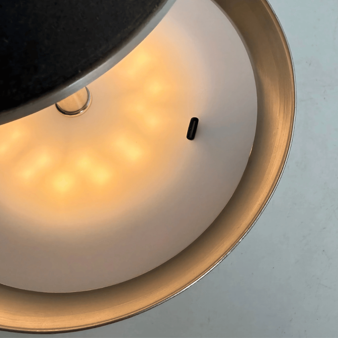 Cone Shade Rechargeable Touch Table Lamp