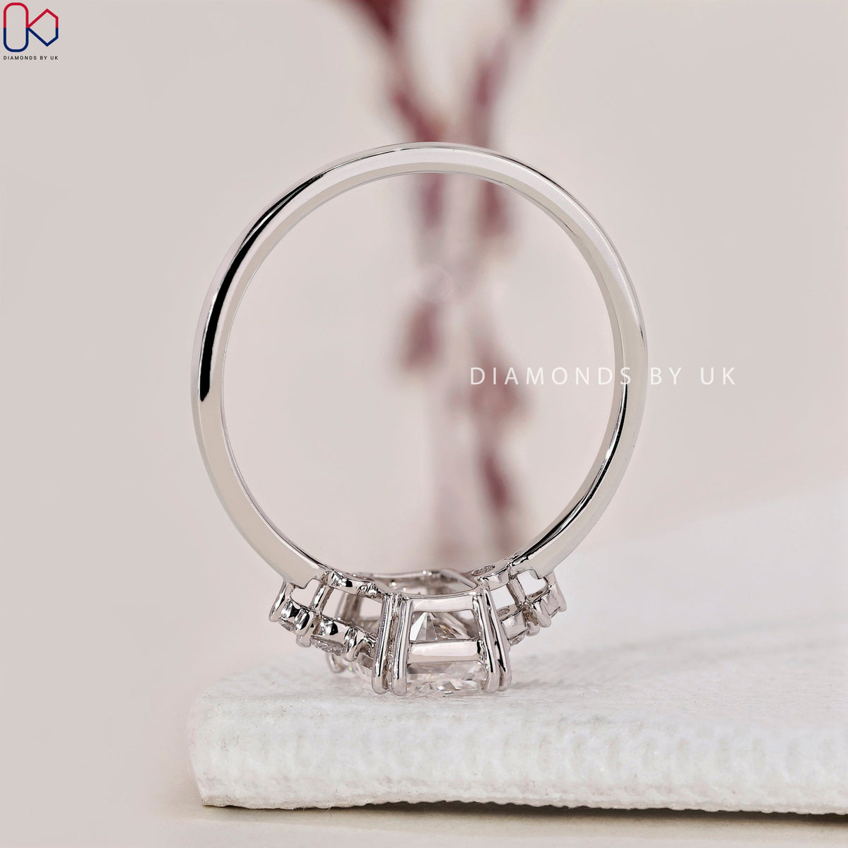 5 Stone Radiant Cut Diamond Ring
