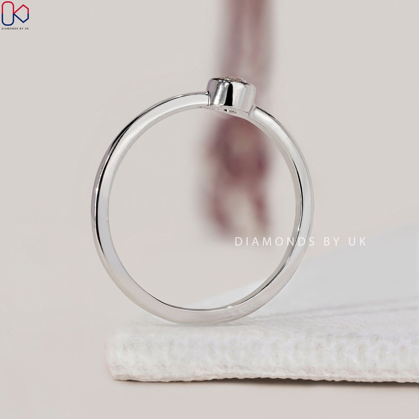 Round Cut Solitaire Diamond Ring