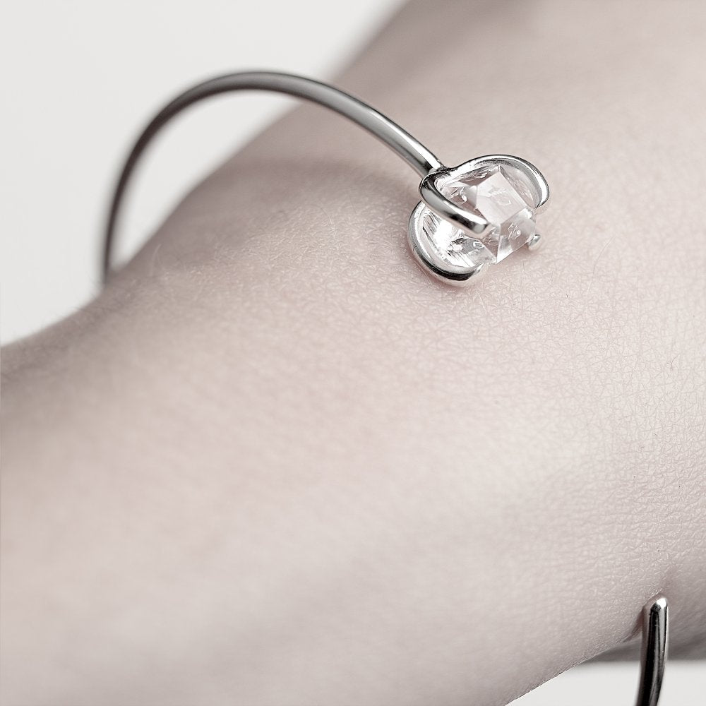 SILVER EYE CUFF BRACELET