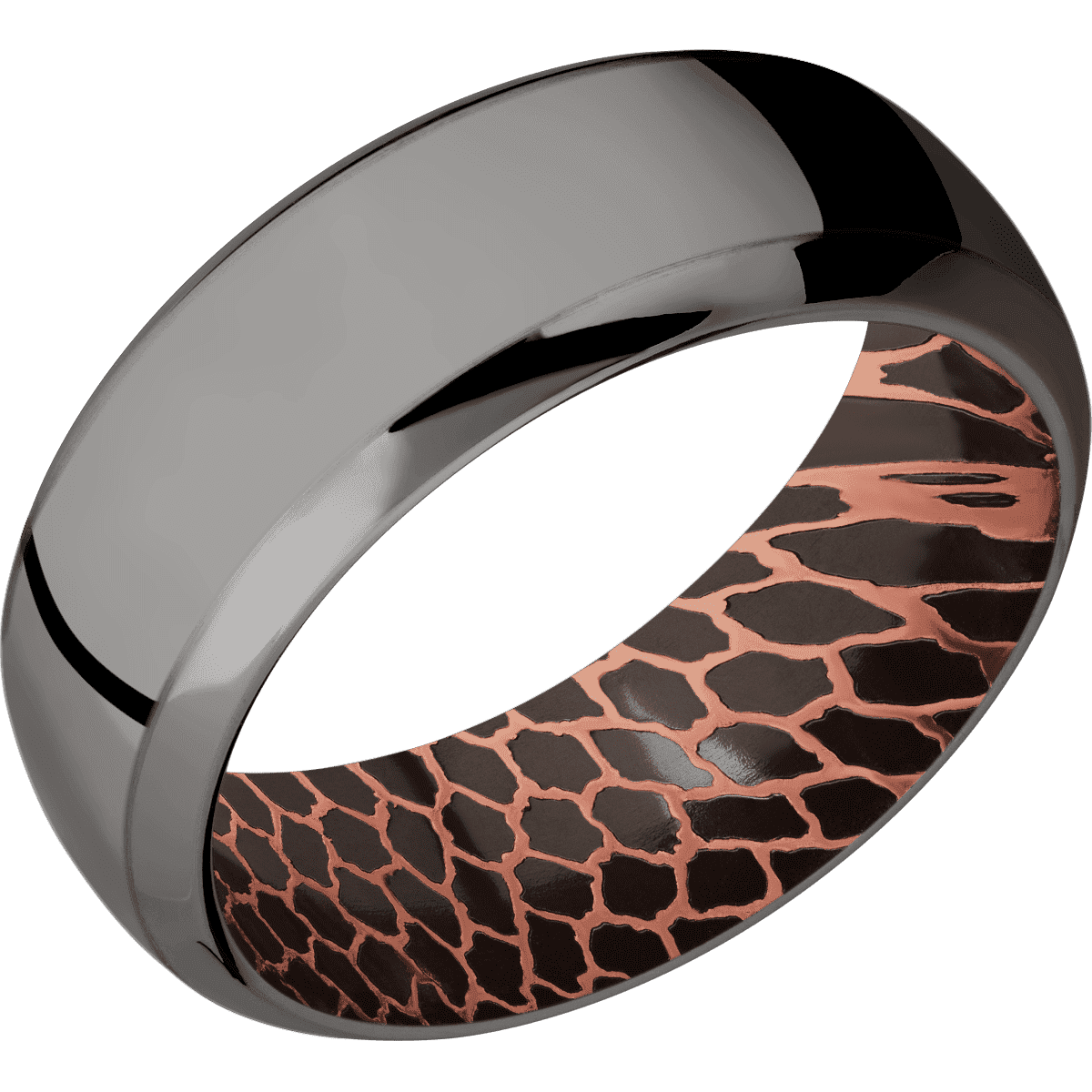 Tantalum Noir + Polish , Polish Finish + Superconductor Noir