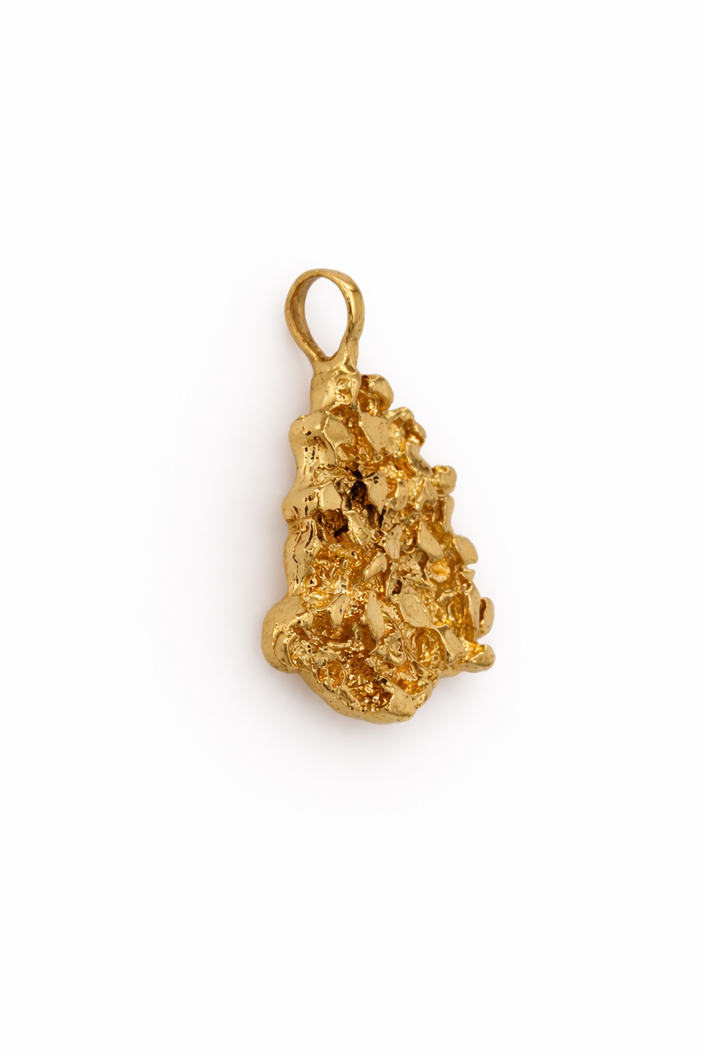 14K Yellow-gold Gold Nugget Pendant, 9.04 grams