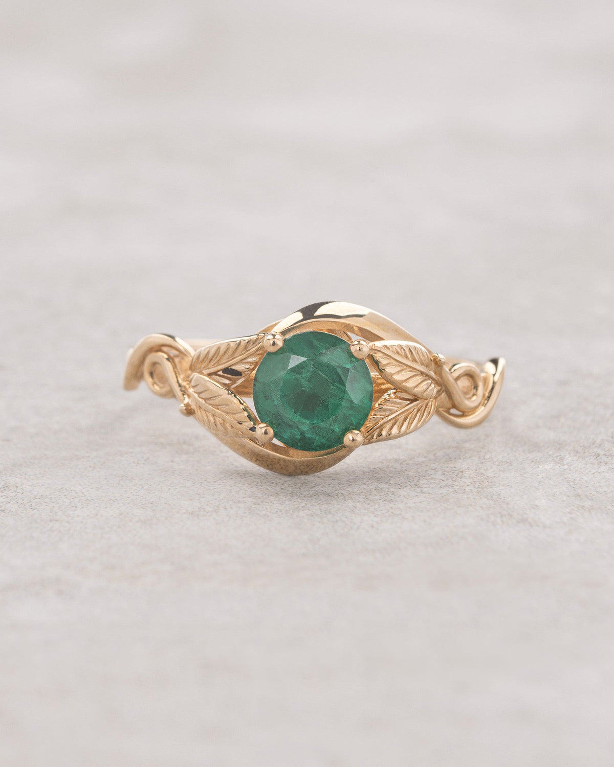 Azalea | custom engagement ring setting, round 6 mm