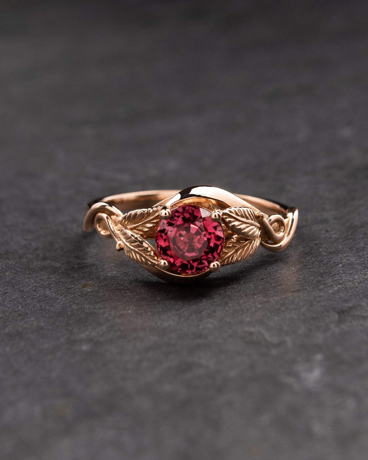 Azalea | custom engagement ring setting, round 6 mm