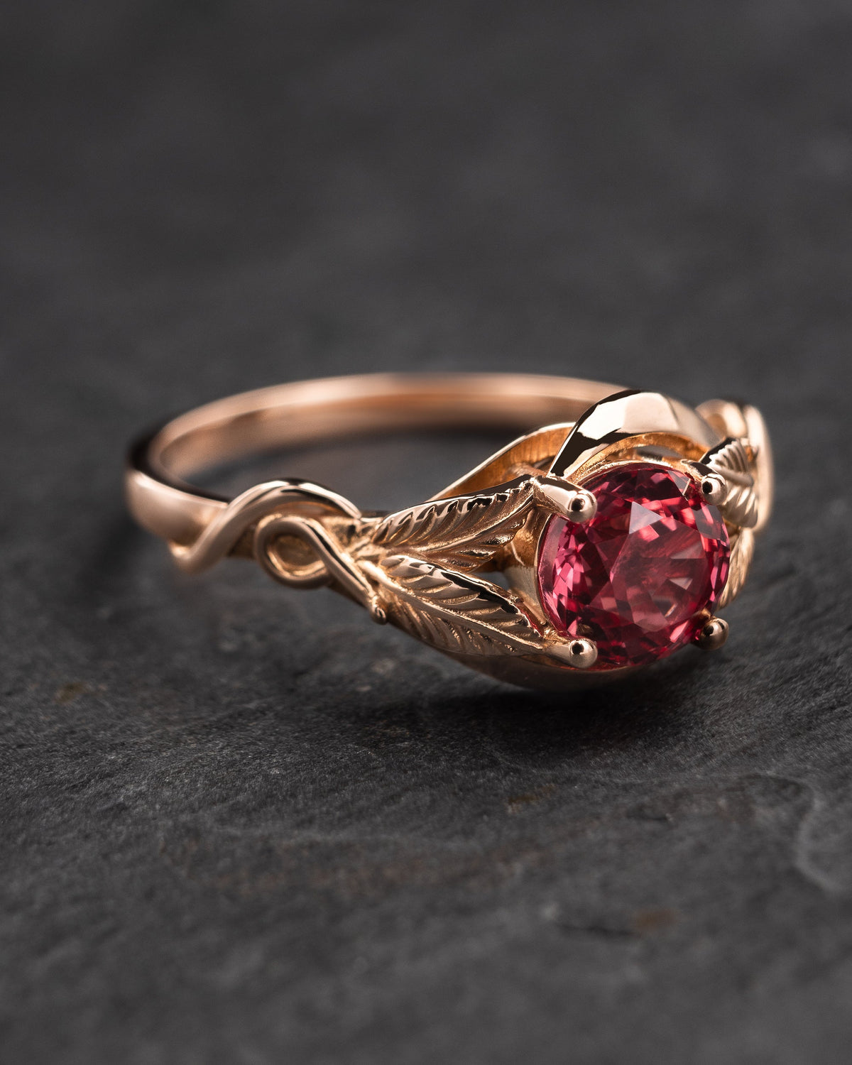 Azalea | custom engagement ring setting, round 6 mm