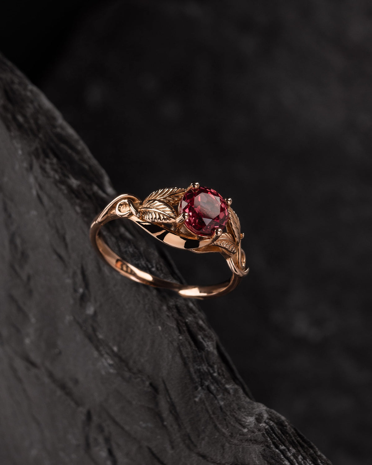 Azalea | custom engagement ring setting, round 6 mm