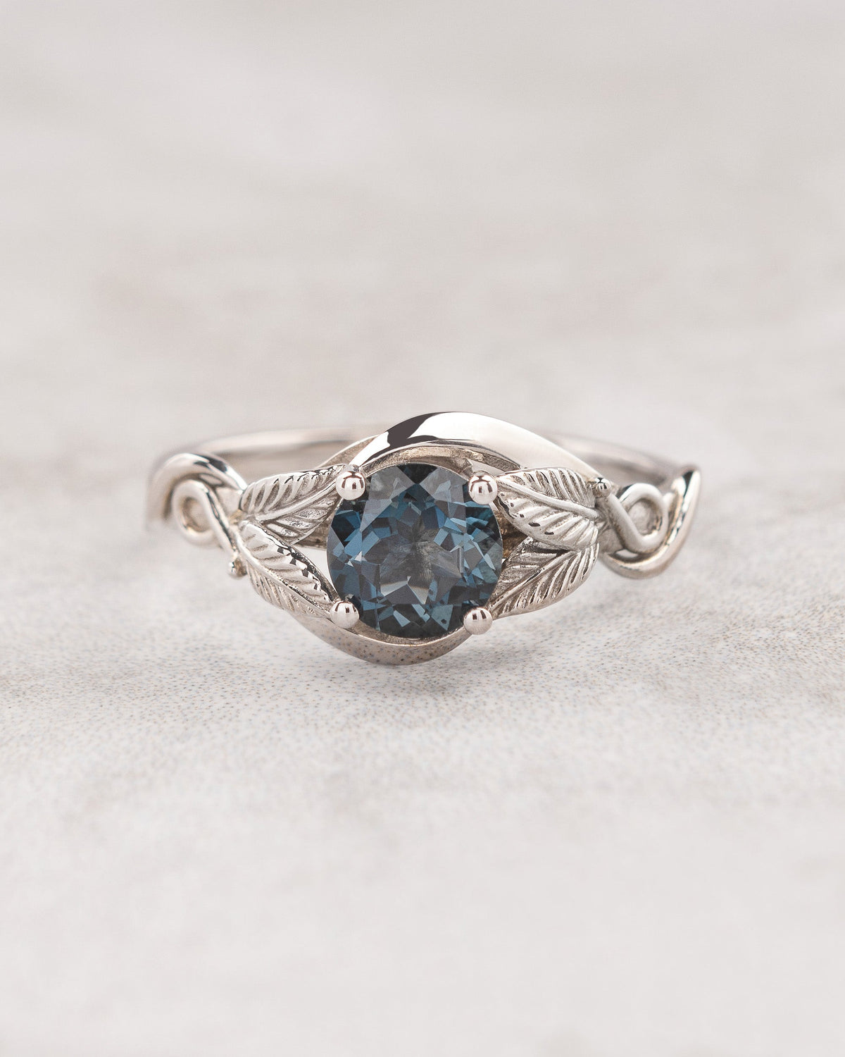 Azalea | custom engagement ring setting, round 6 mm