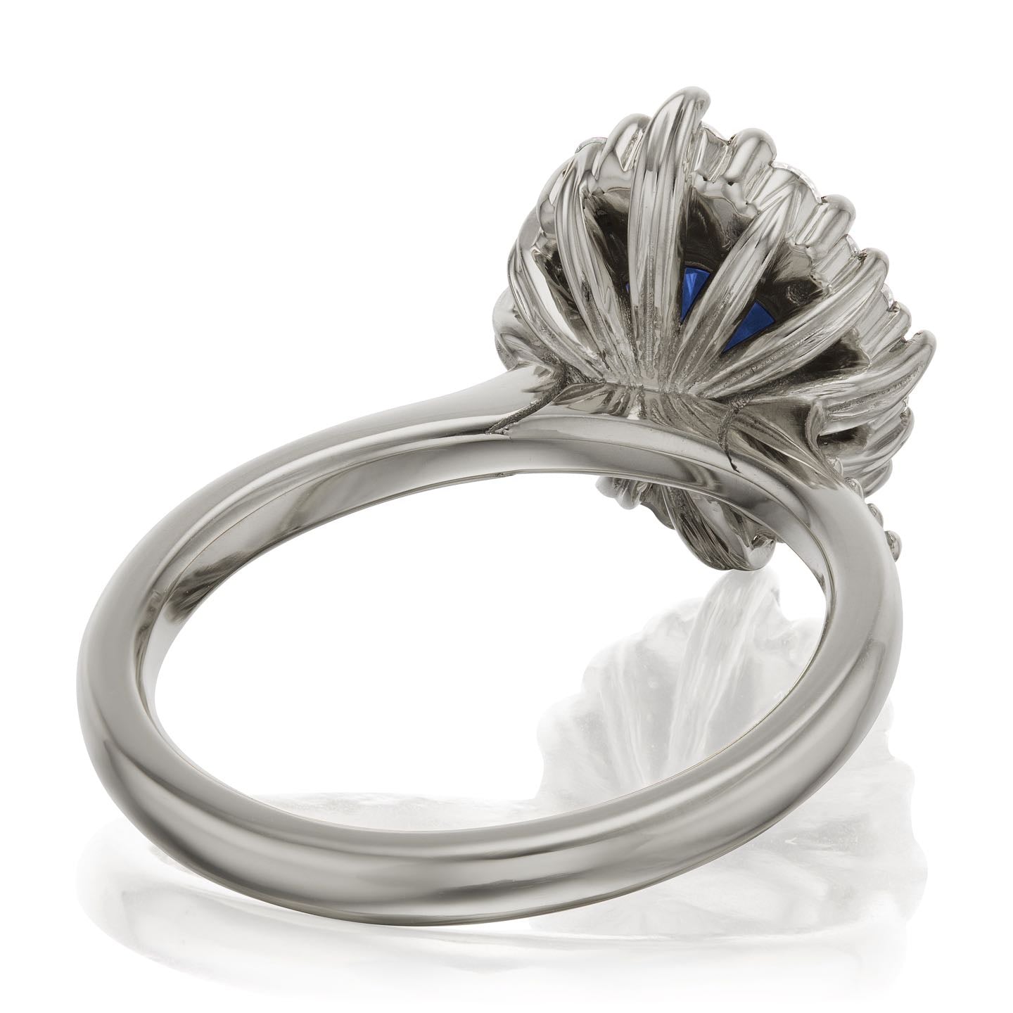 ・EMERSON・Blue Sapphire Center, Diamond Halo (2.13ctw+)