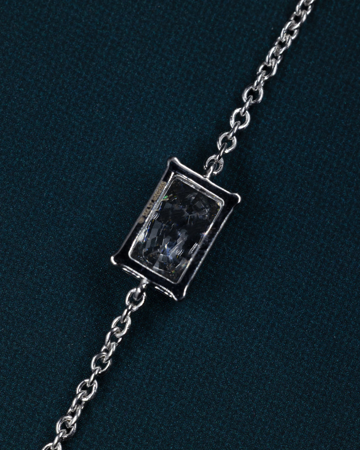 2.03 Carat Emerald Cut Lab-Grown Diamond Solitaire Bracelet