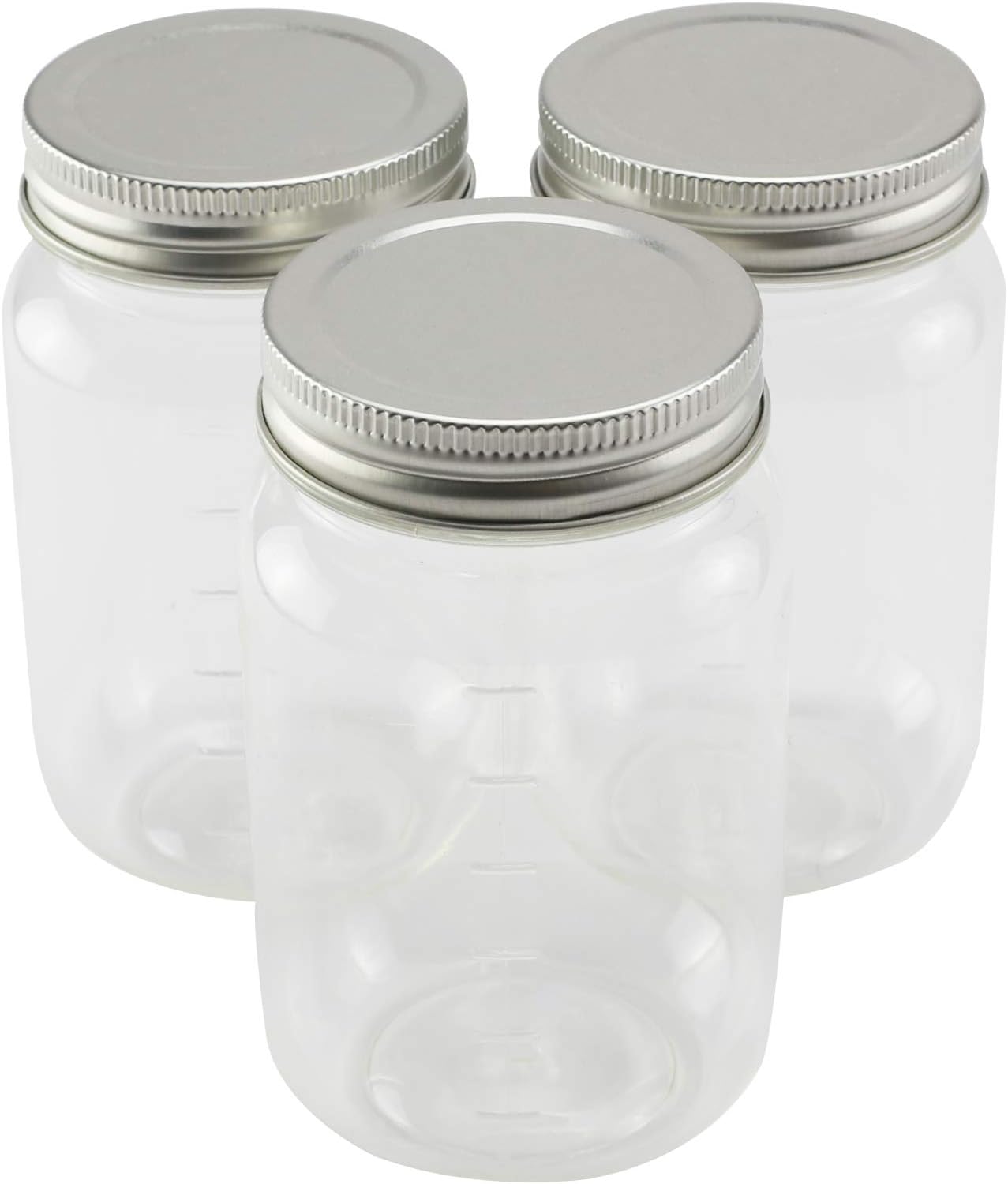 Pint (16 oz.) Plastic Mason Jar