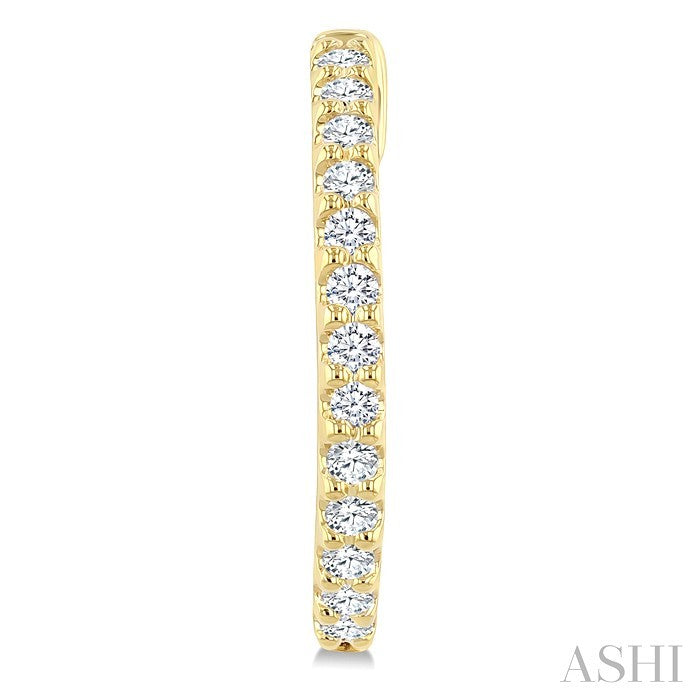 Diamond Hoop Earrings