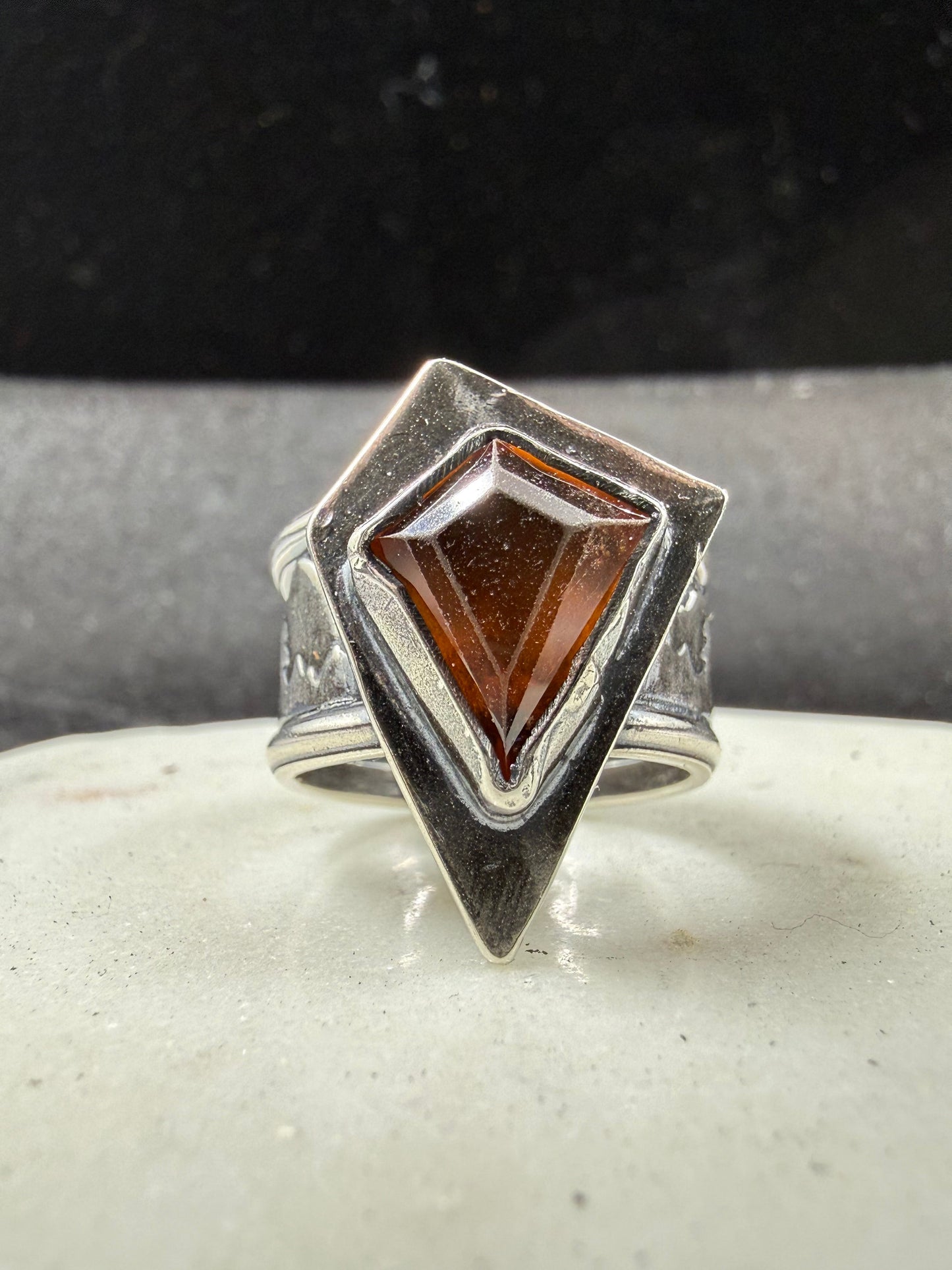 Theme Park Garnet Ring