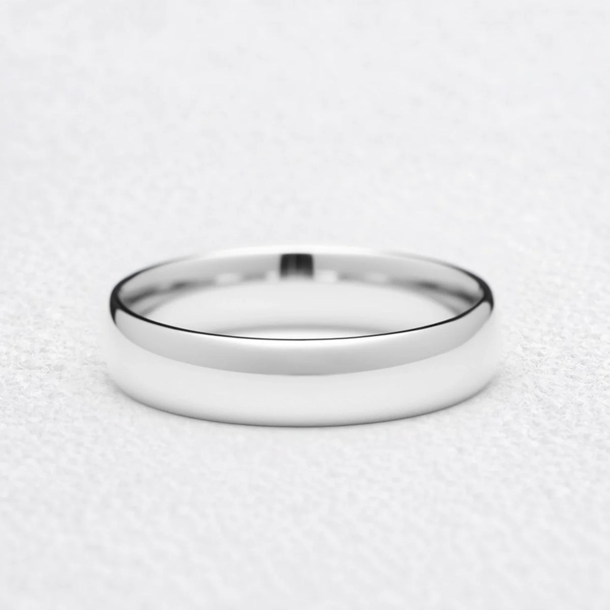 Mirror Arc | 5MM Classic Polished Gold Men's Wedding Band