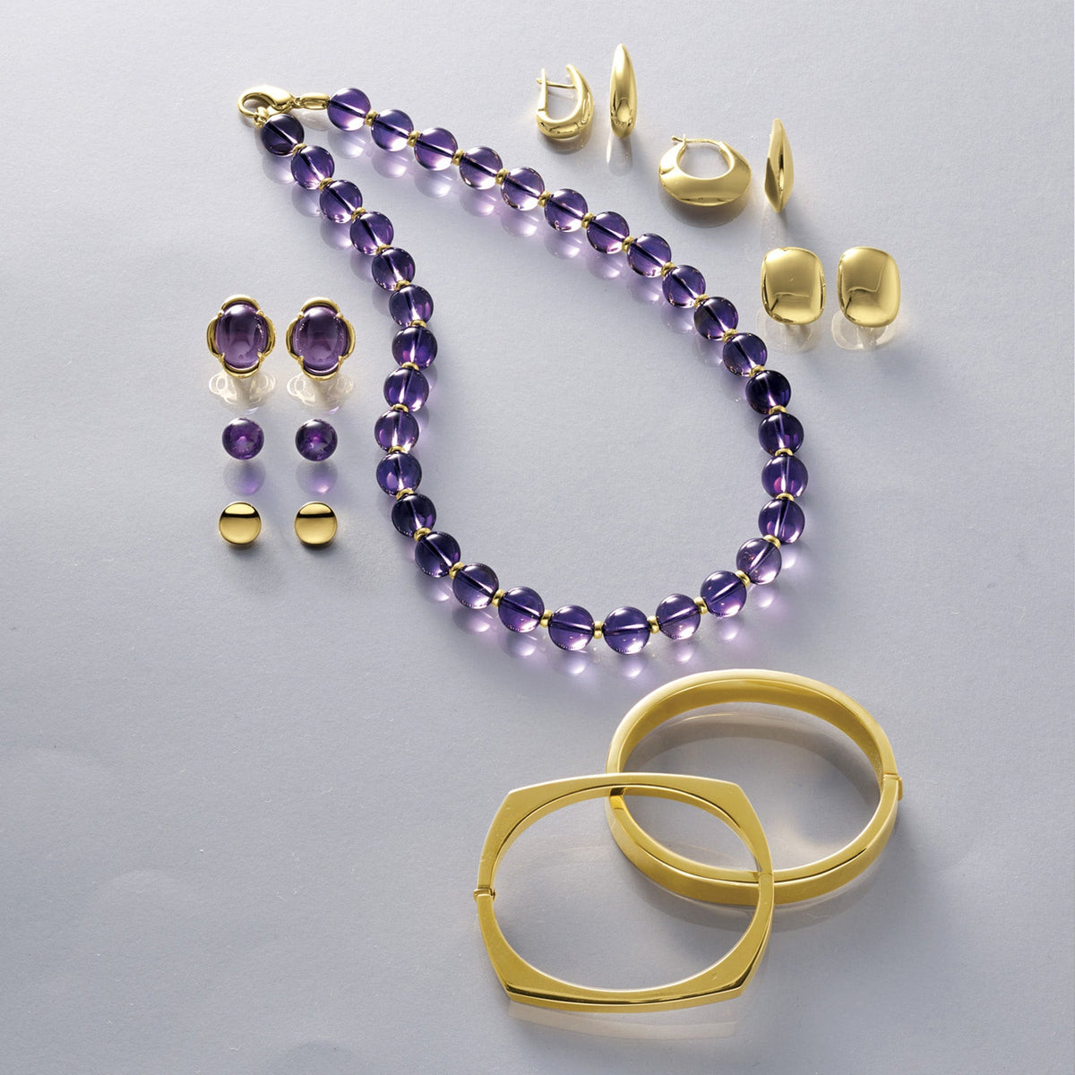 Tapered Hoop Earrings