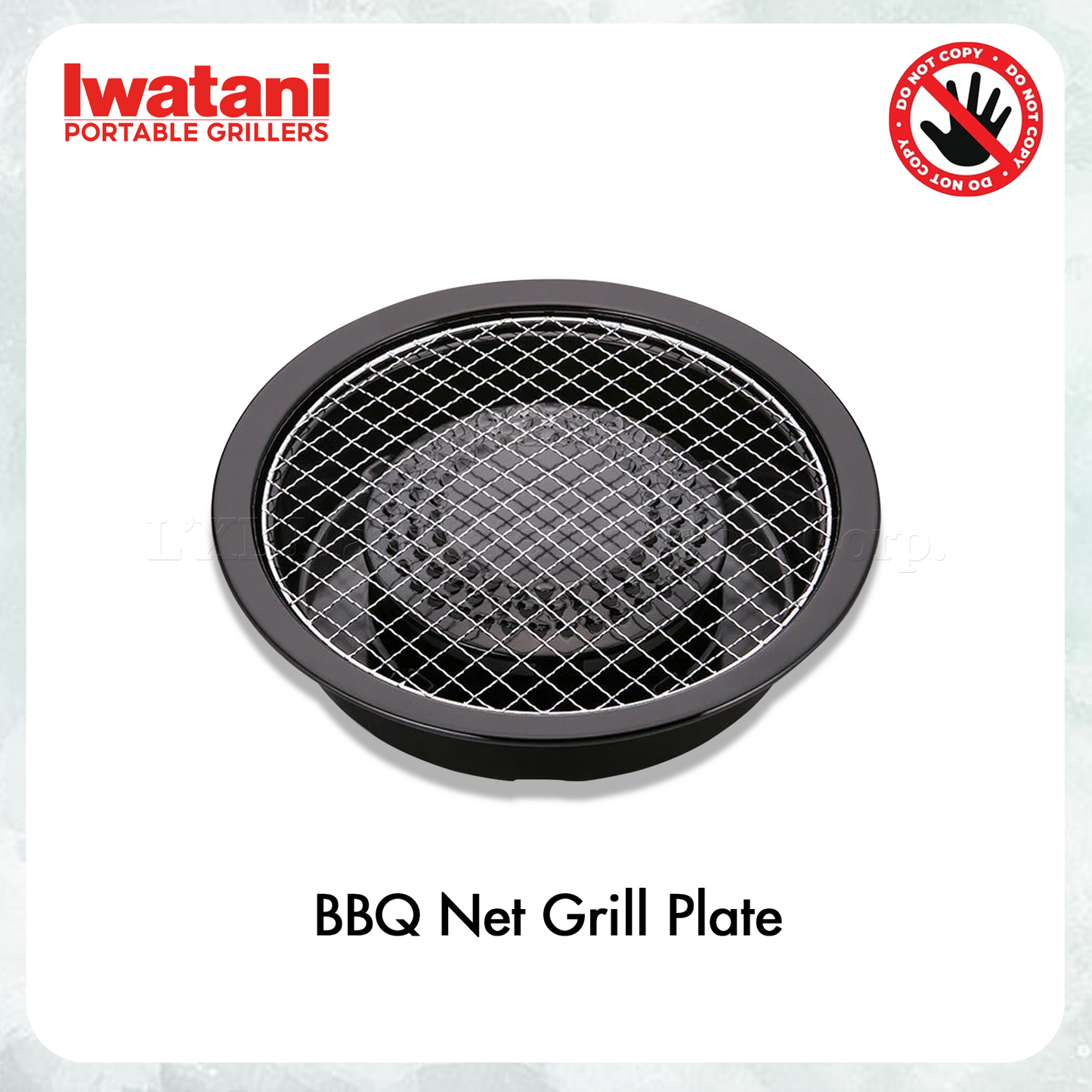 Iwatani CB-A-AMP ABURI Barbecue Net Grill Plate Portable Lightweight Large Grill Steel Plate With 2 ABURI Grill Screens For Outdoor Indoor Camping Travel Use Original Made in Japan