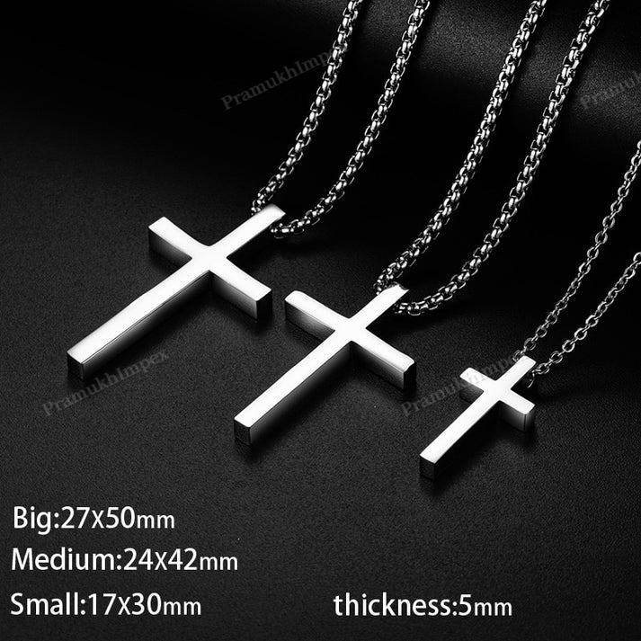 Sterling Silver Religious Cross Pendant