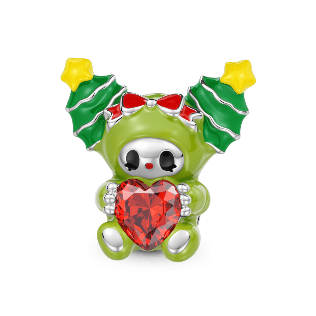 Gnoce Christmas Cute Critter Embrace Love Charm