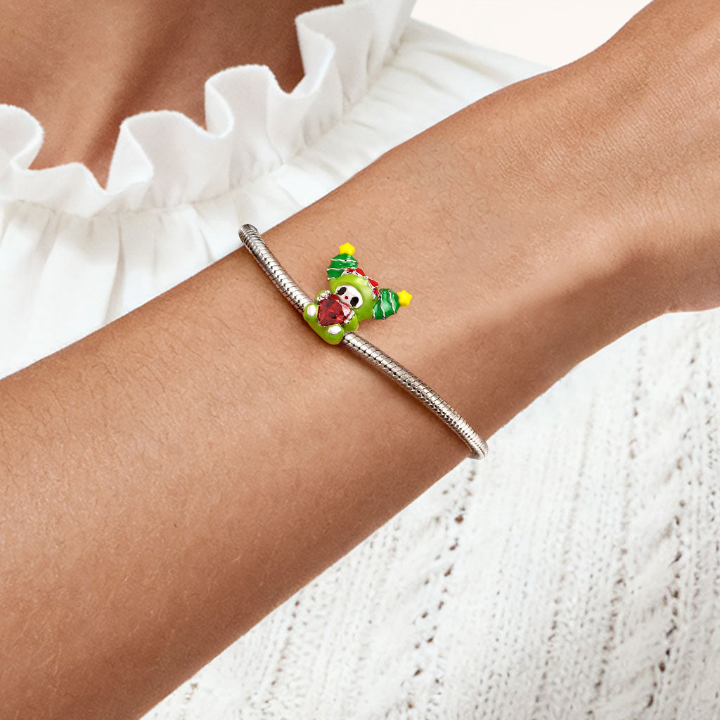 Gnoce Christmas Cute Critter Embrace Love Charm