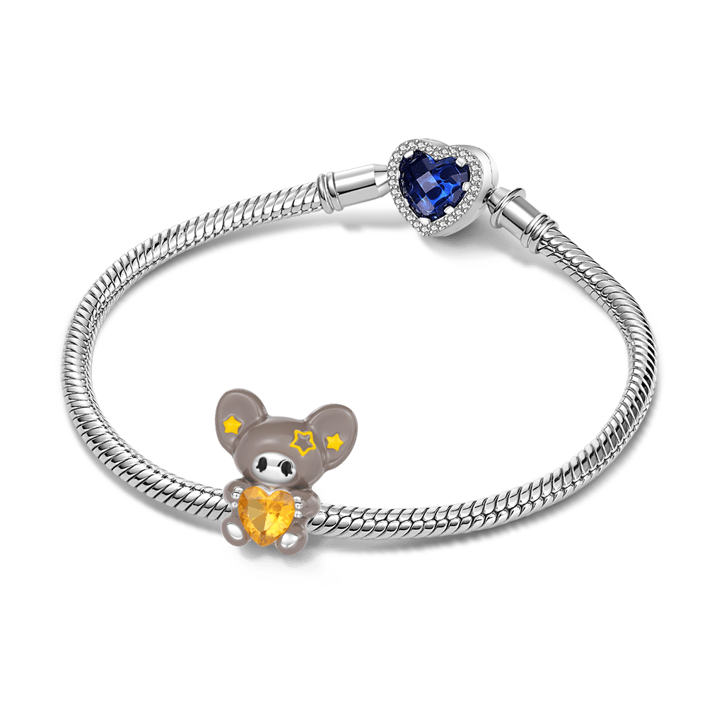 Gnoce Cute Critter Embrace Love Charm