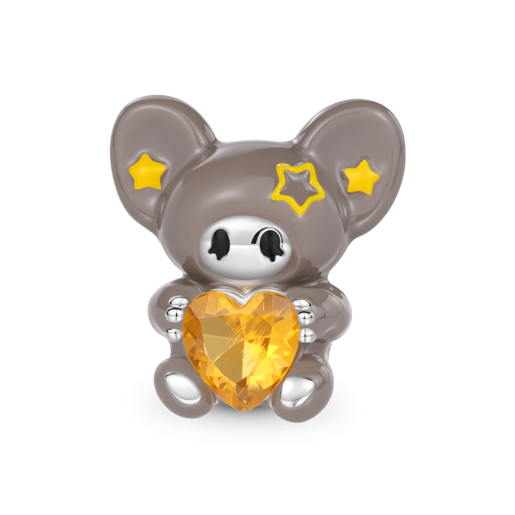 Gnoce Cute Critter Embrace Love Charm