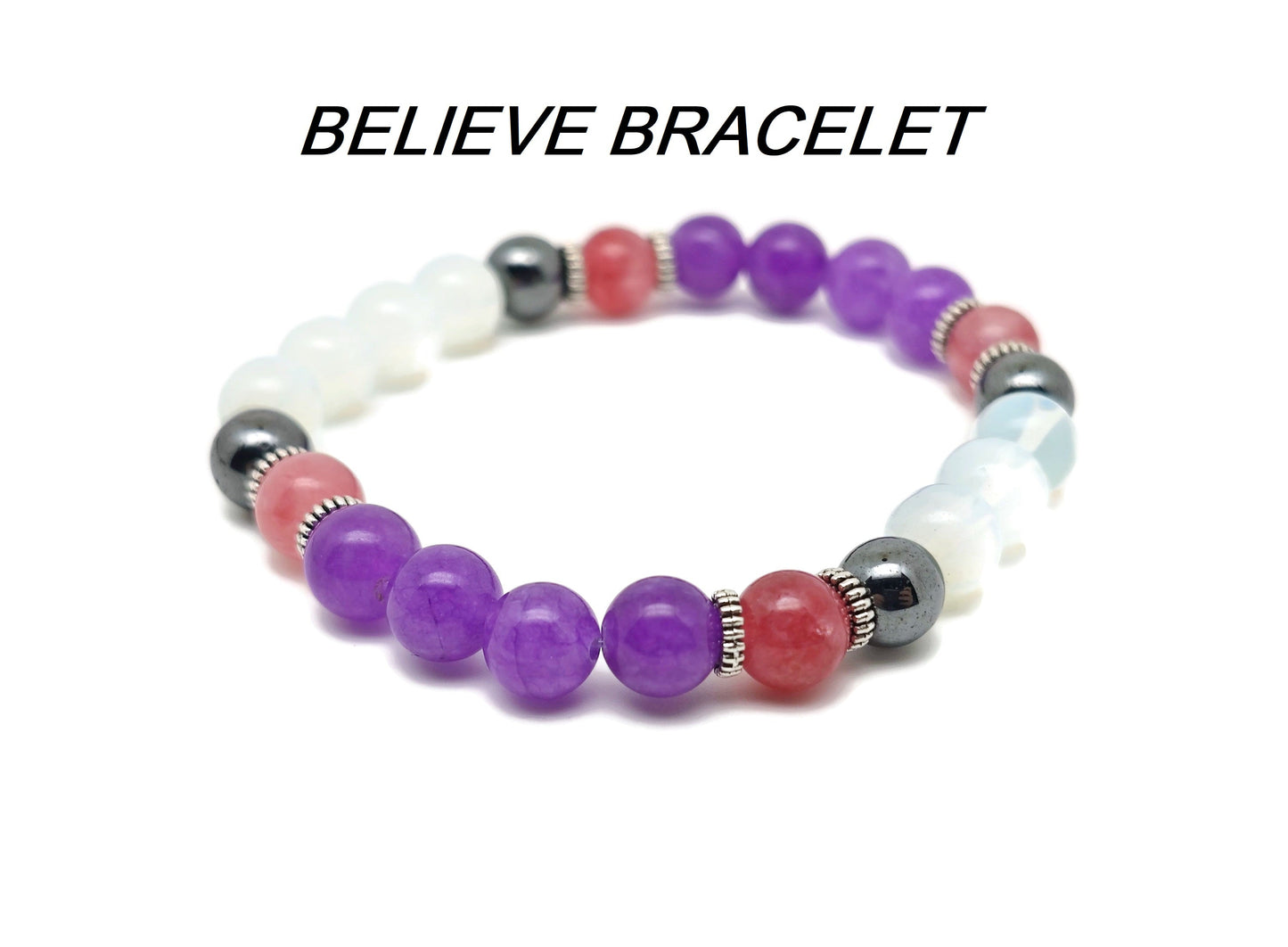 Intention Bracelet Crystal - Choose Your Bracelet - Handmade Men&Women Stretchy Bracelet - MIX