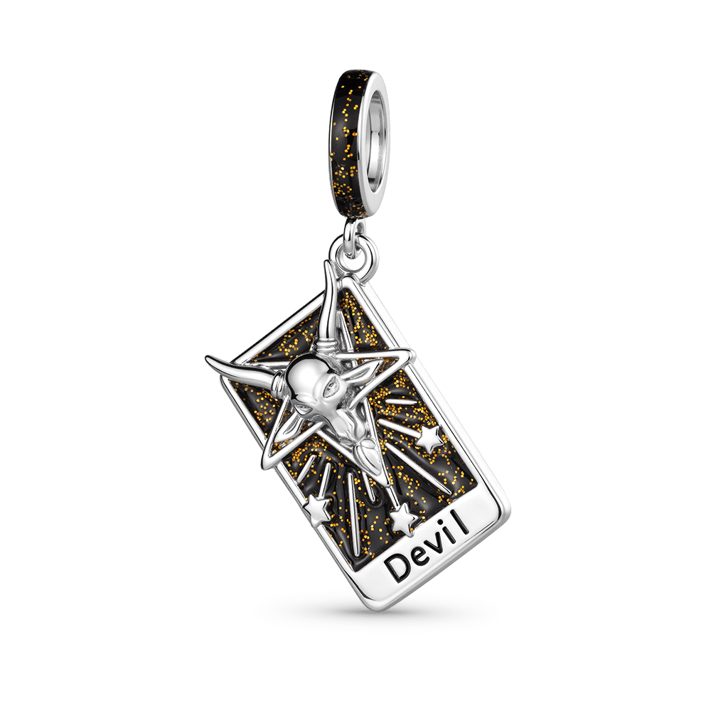 Gnoce Tarot Devil Card Pendant Dangle Charm