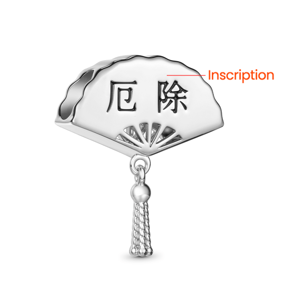 Gnoce Japan Mount Fuji Japan Customized Blessings Fan Charm