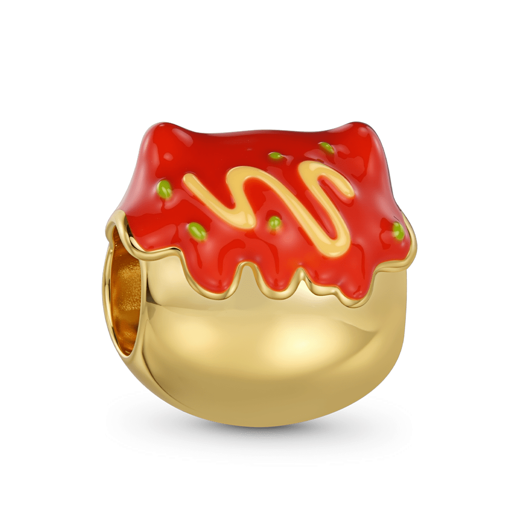 Gnoce Cat Takoyaki Charm