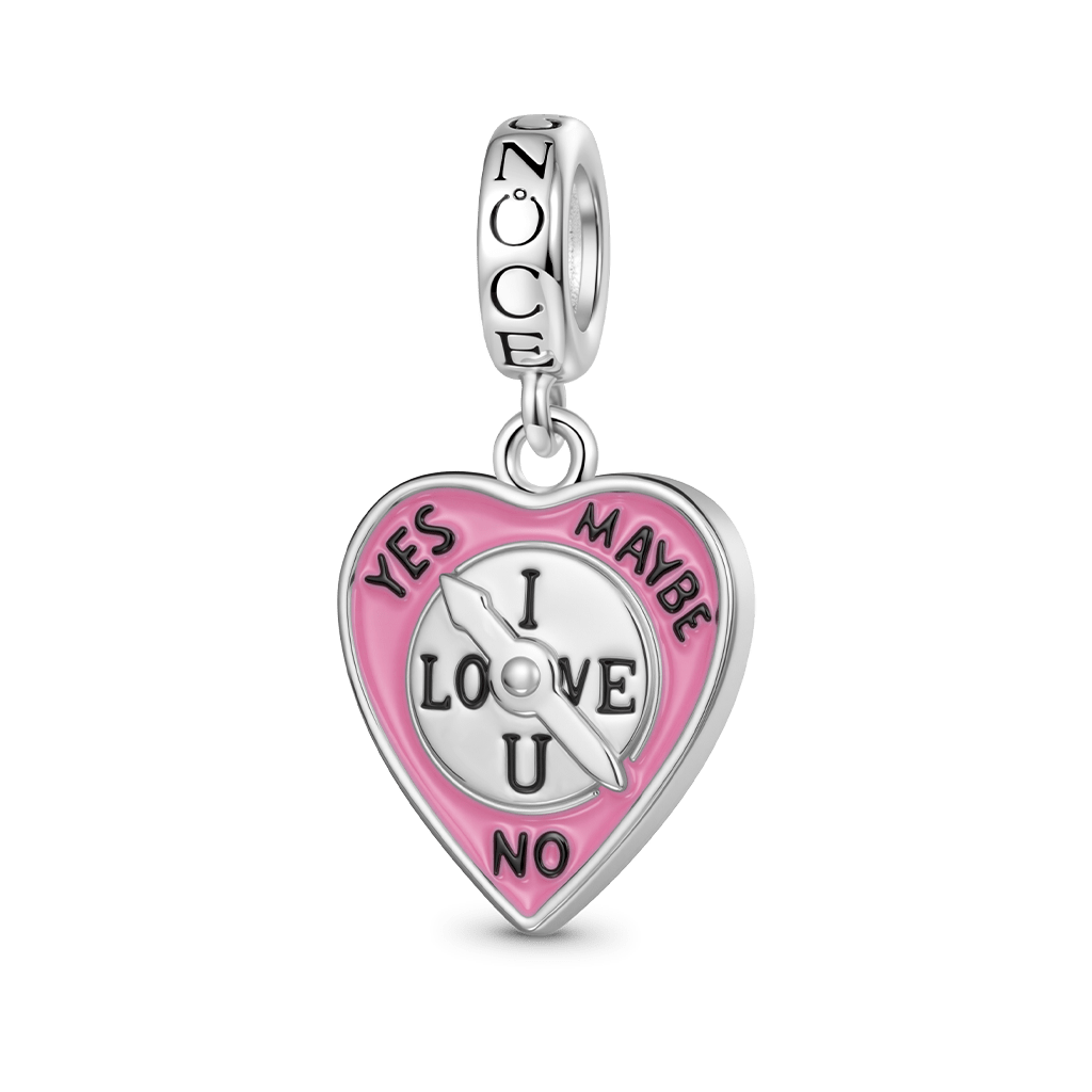 Gnoce Expressing Love Heart-shaped Pointer Pendant Dangle Charm