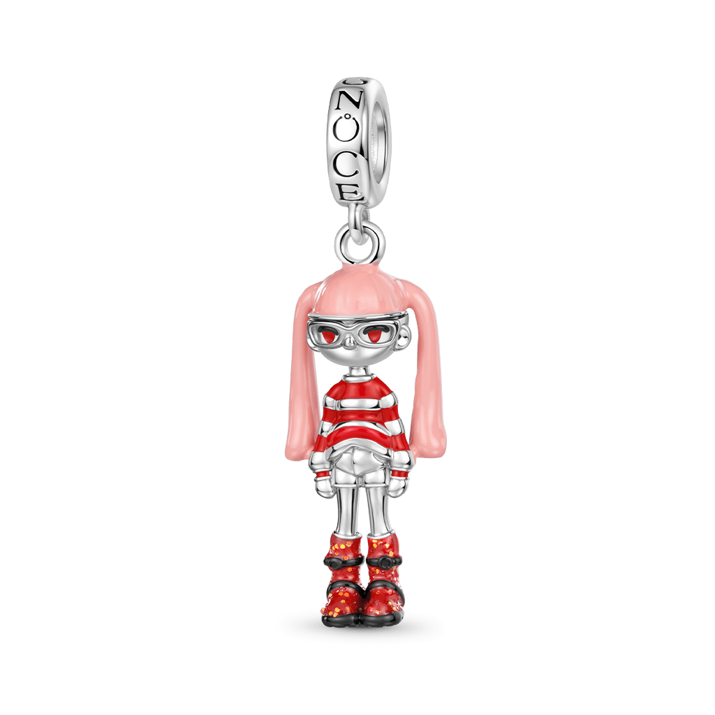 Gnoce Lovely Girl Pendant Dangle Charm
