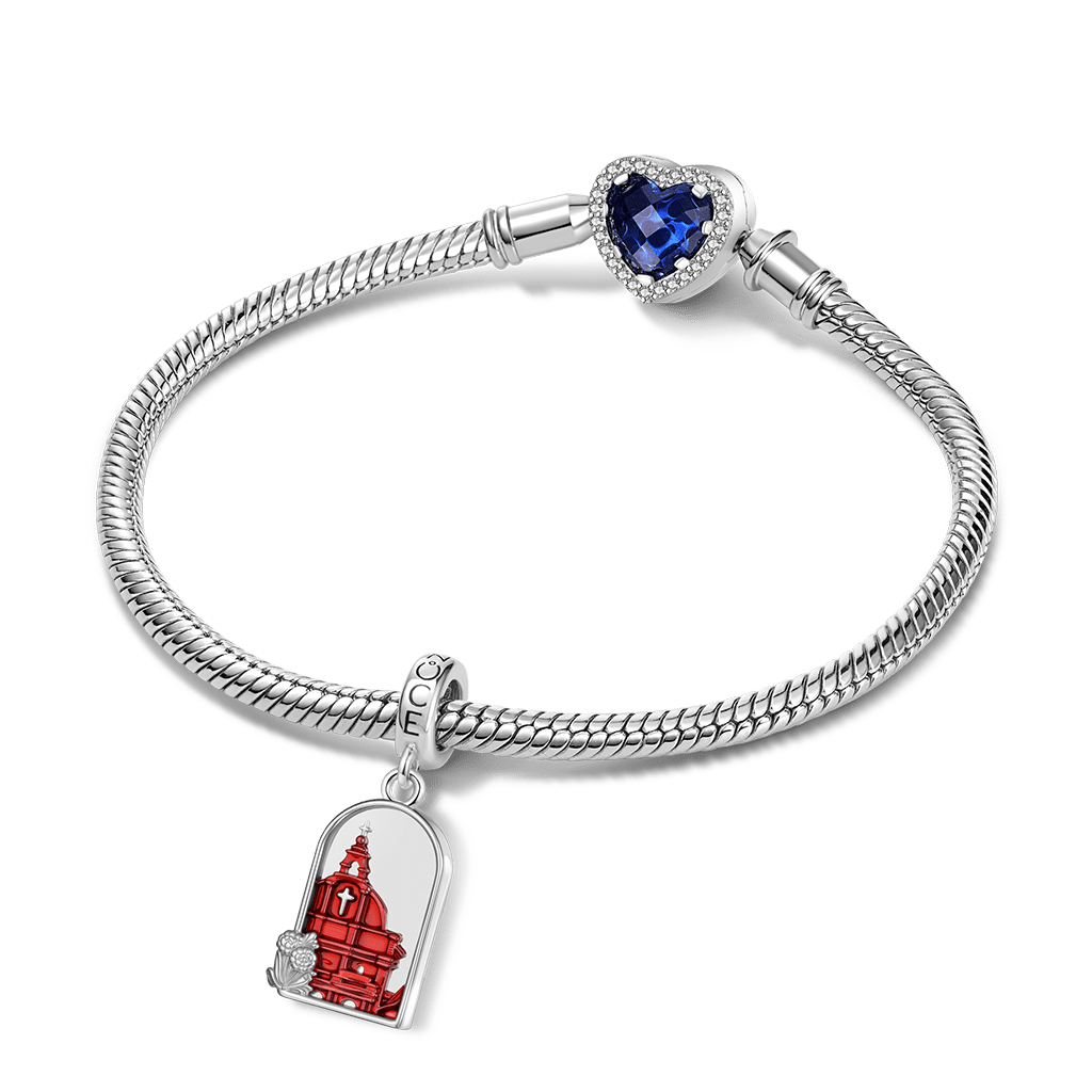 Gnoce Malaysia Melaka Stadthuys Pendant Dangle Charm
