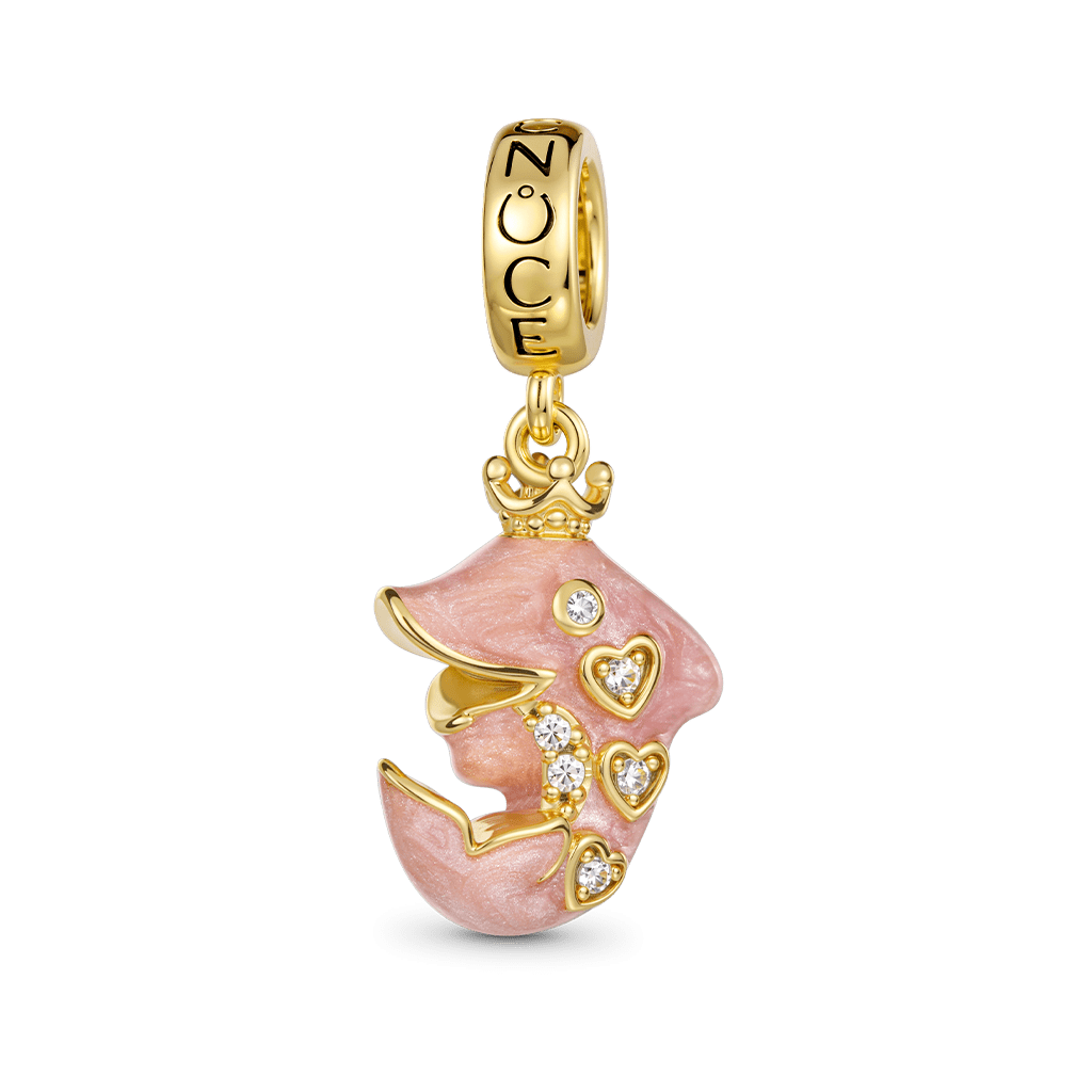 Gnoce Playful Dolphin Pendant Dangle Charm