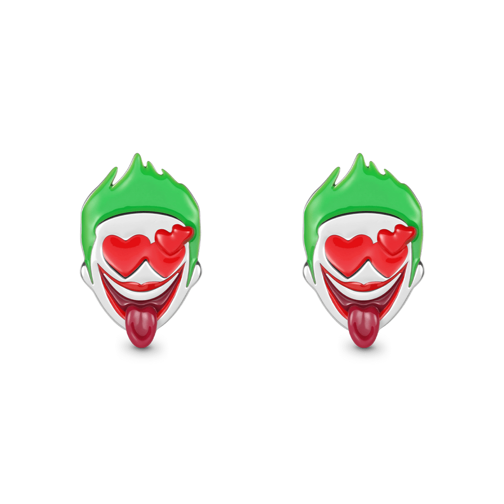 The Suicide Squad x Gnoce The Joker Stud Earrings