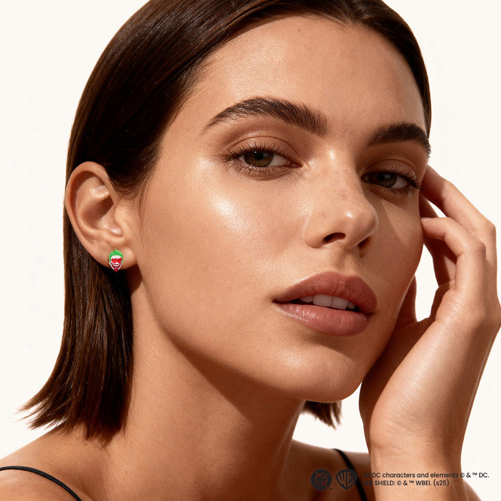 The Suicide Squad x Gnoce The Joker Stud Earrings