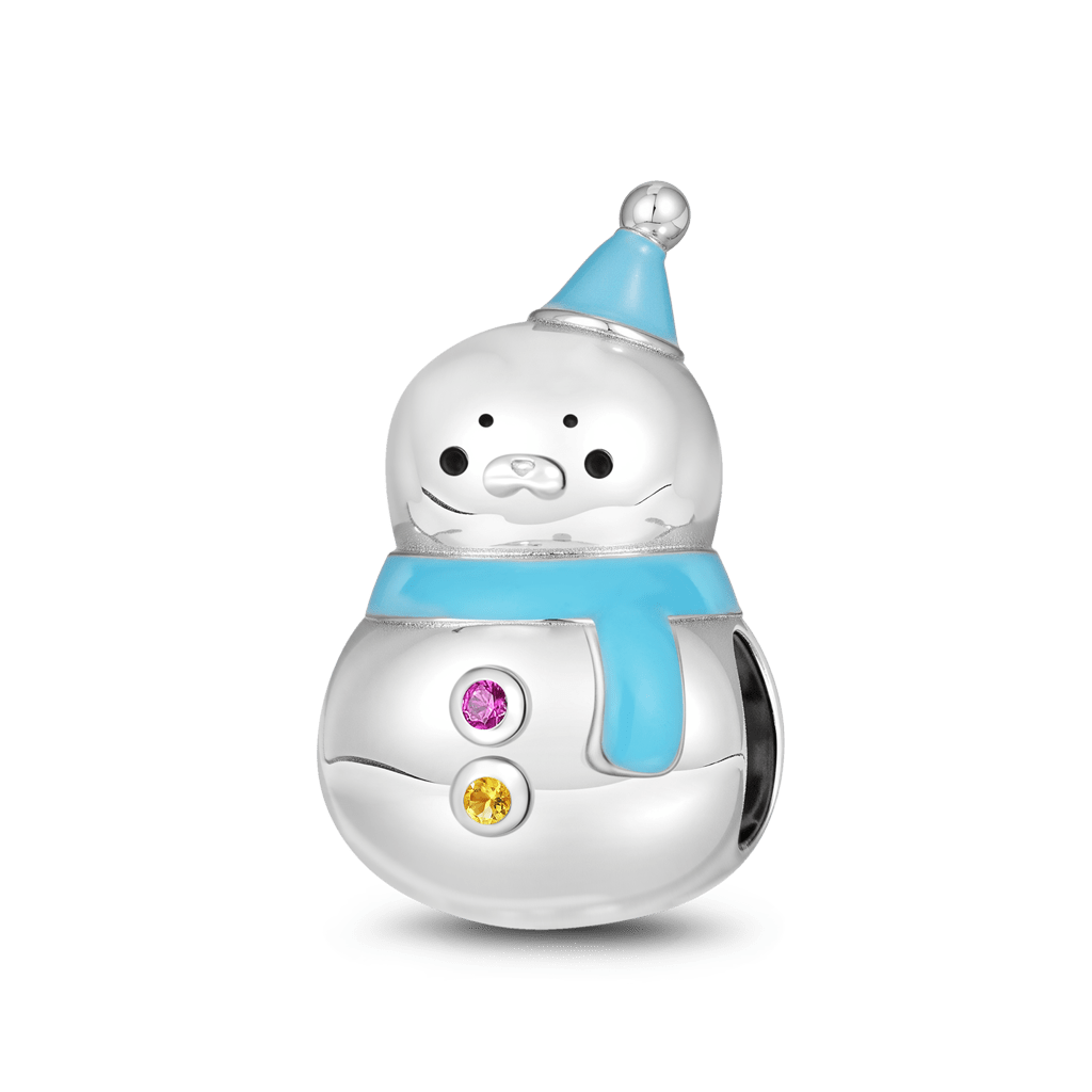 Gnoce Seal Snowman Charm