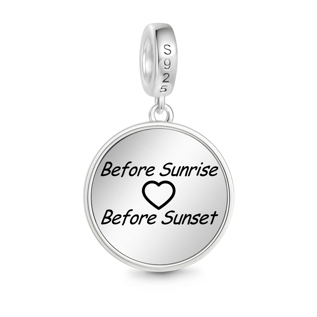 Gnoce Day & Night Cycle Pendant Dangle Charm