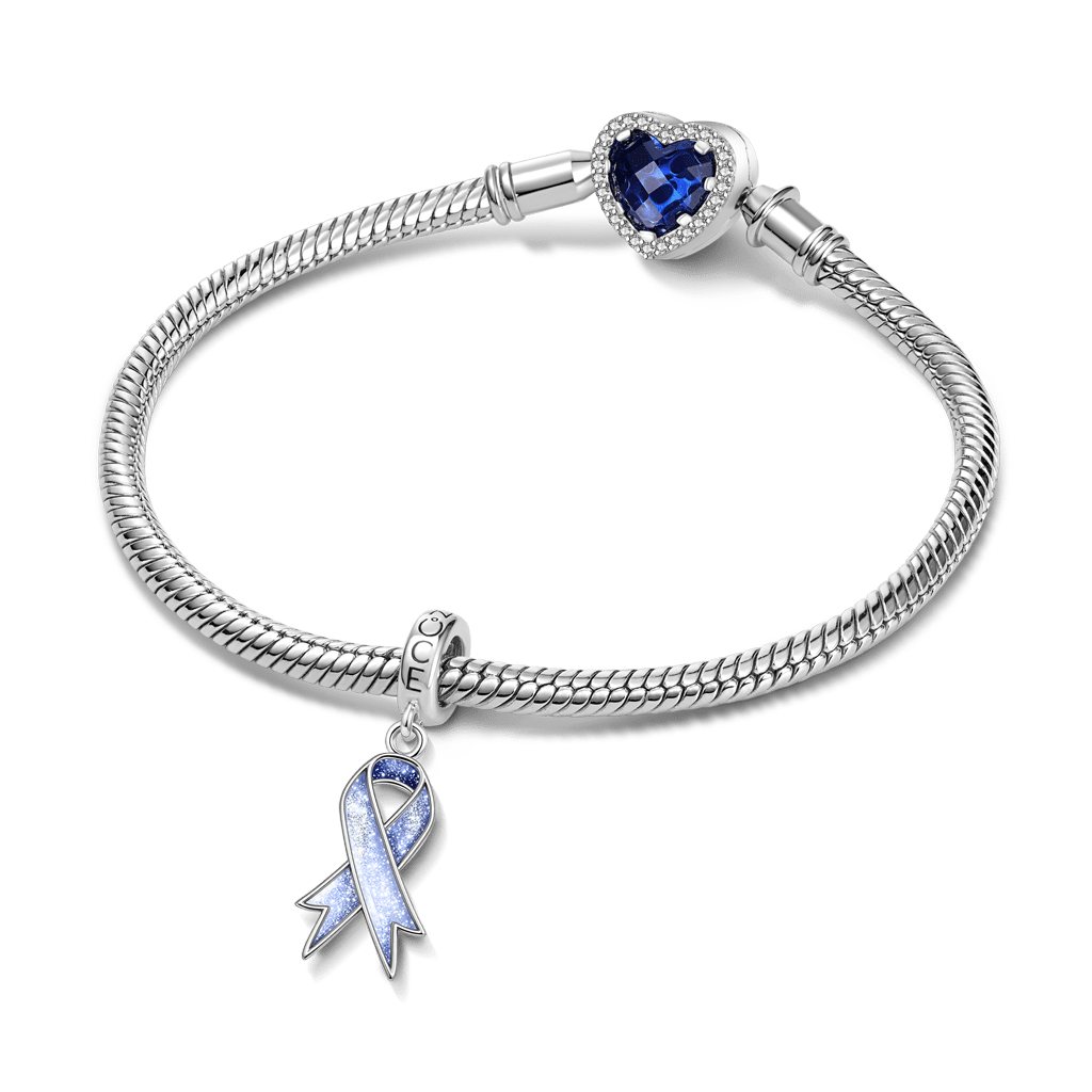Gnoce Disease Awareness Customizable Ribbon Pendant Dangle Charm