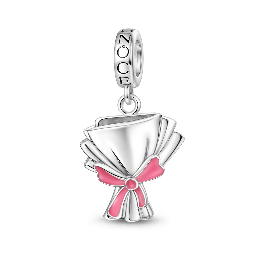 Gnoce Bow Bouquet Pendant Dangle Charm