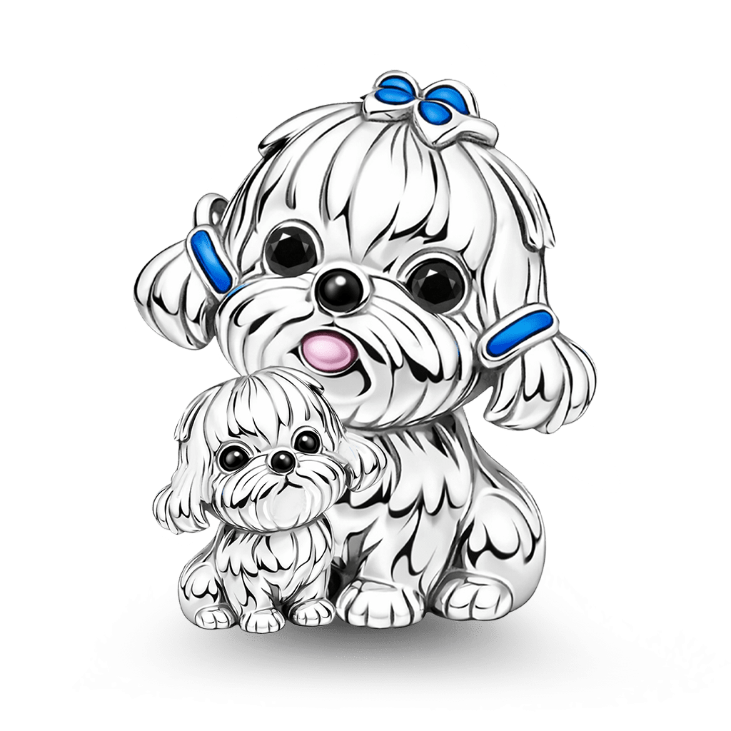 Gnoce Maltese Dog Embraces Baby Charm