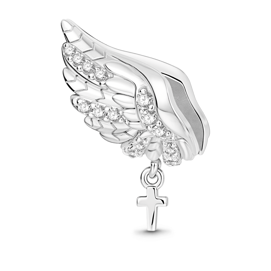 Gnoce Angel Wing with Cross Charm