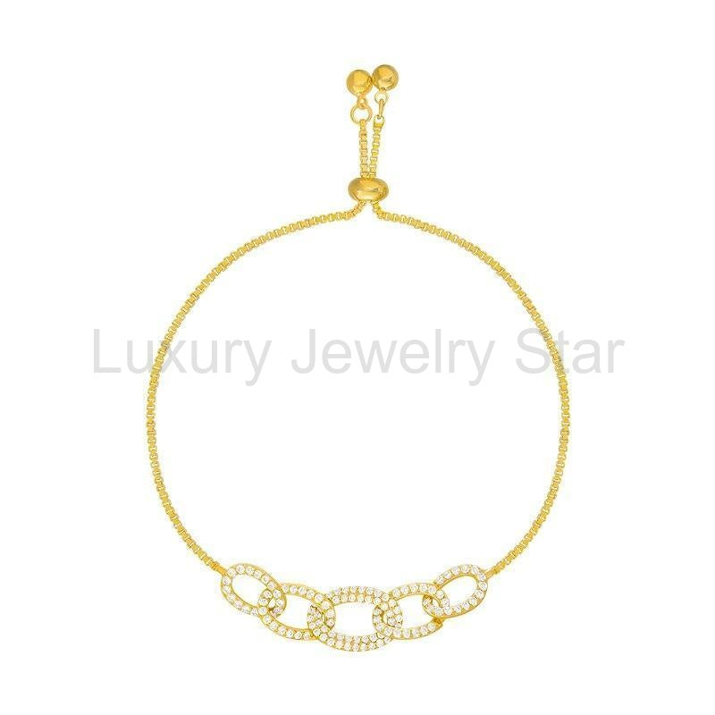 Roslyn Link Chain Bracelet - image 4