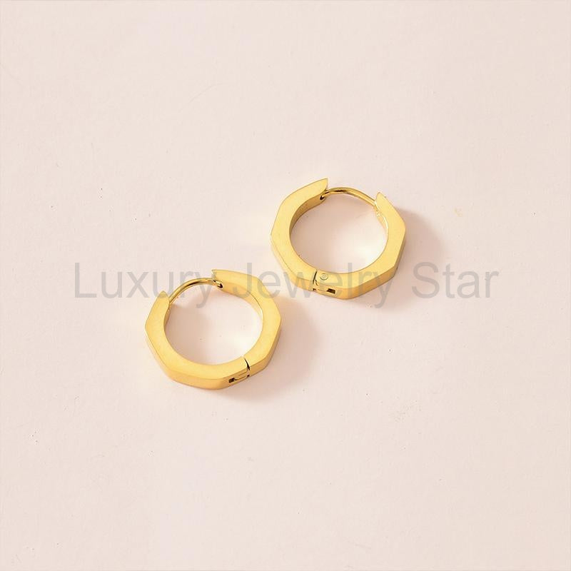 Hexagonal Earrings - image 2