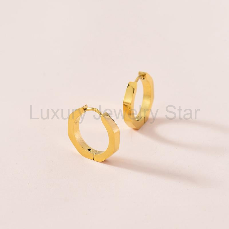 Hexagonal Earrings - image 4