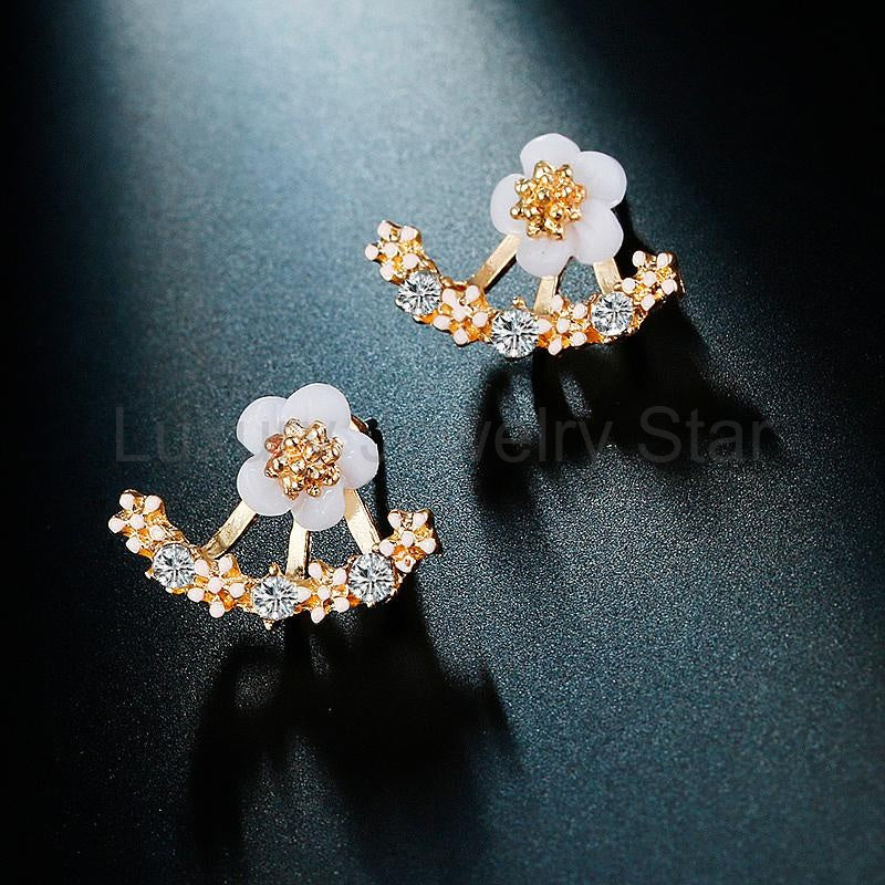 Daisy Crystal Earrings - image 3