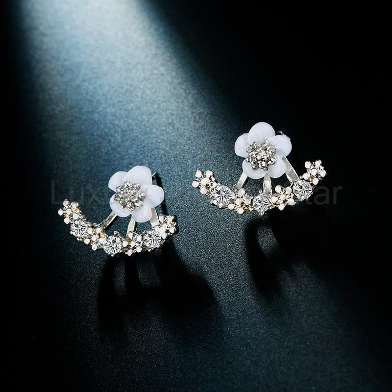 Daisy Crystal Earrings - image 4