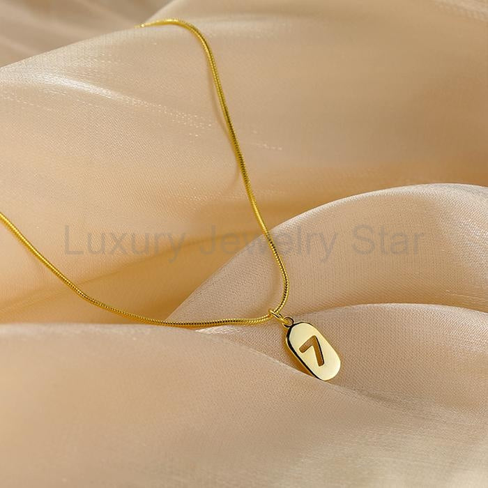 Lucky number 7 necklace - image 4