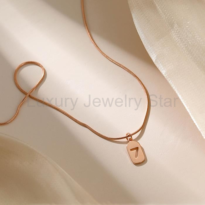 Lucky number 7 necklace - image 5