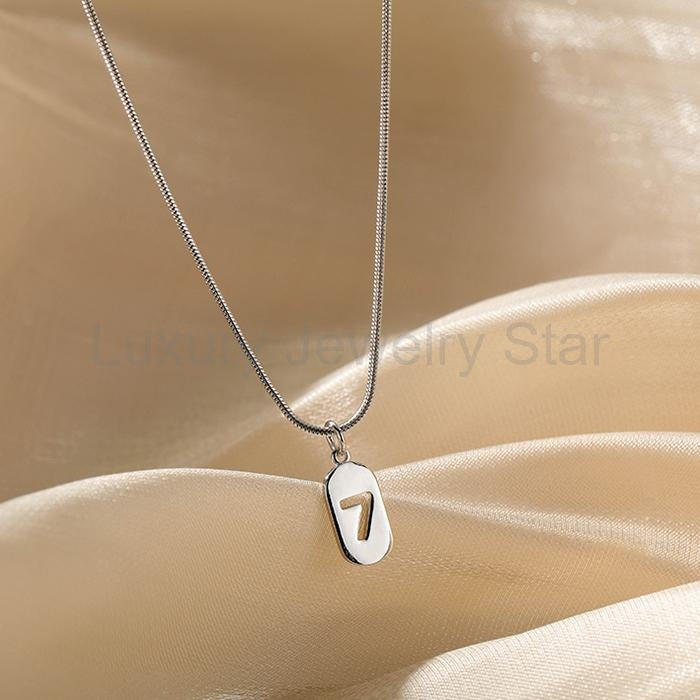 Lucky number 7 necklace - image 6