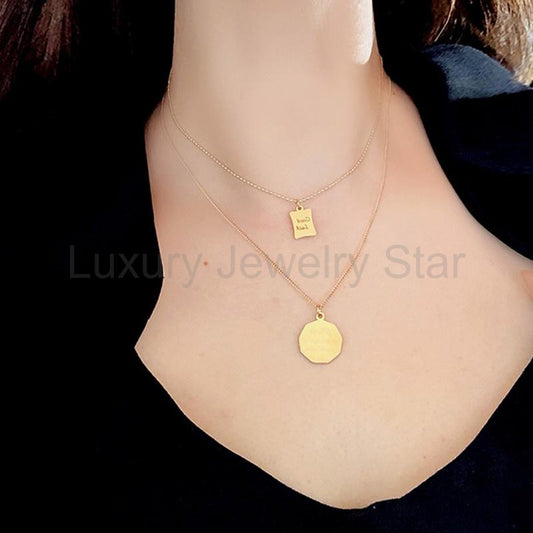 Double Cube Necklace